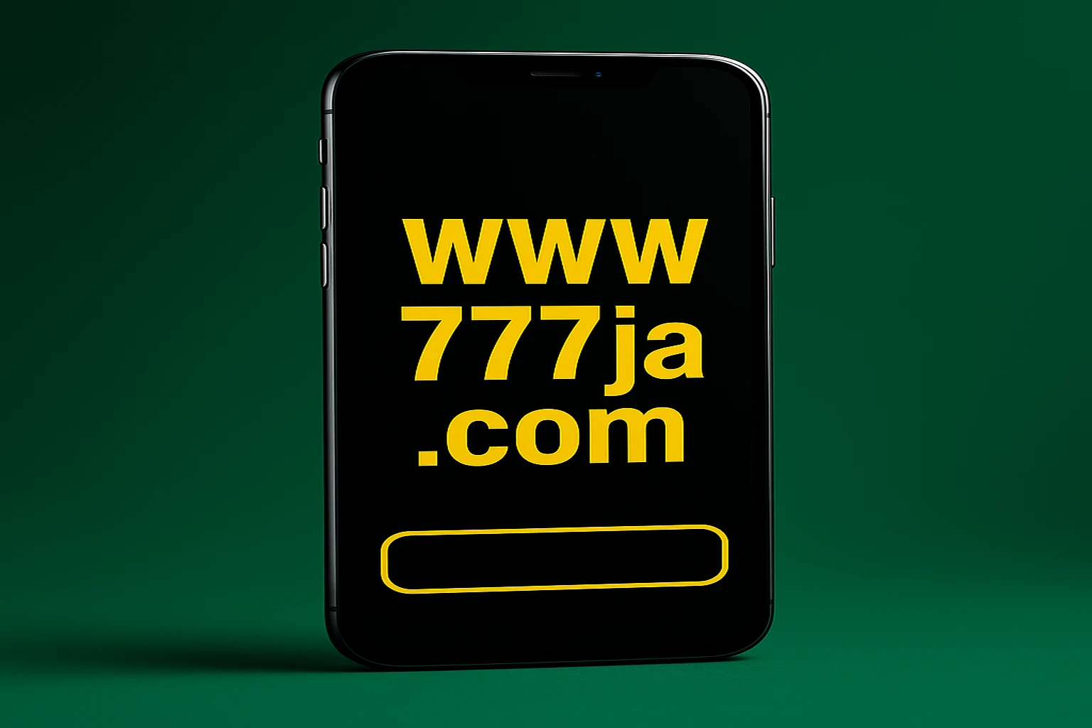 777ja-র মোবাইল গেমিং প্ল্যাটফর্ম অ্যাপ ব্যানারে স্মার্টফোন, অ্যাপ লেখা ও ডাউনলোড বোতাম রয়েছে.
